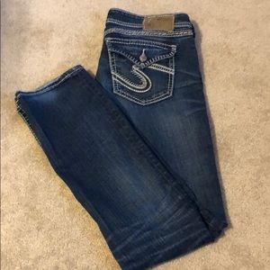 Silver Berkley Flap jeans Size W28/L32